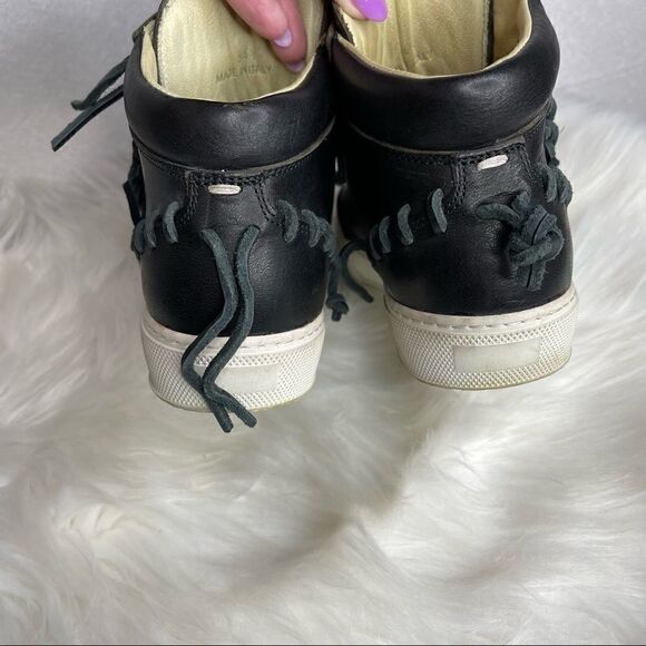 Maison Martin Margiela High Top Leather Lace Up Sneakers 36.5 - Picture 12 of 12
